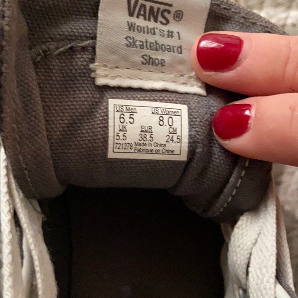 grey vans - Picture 3 of 4